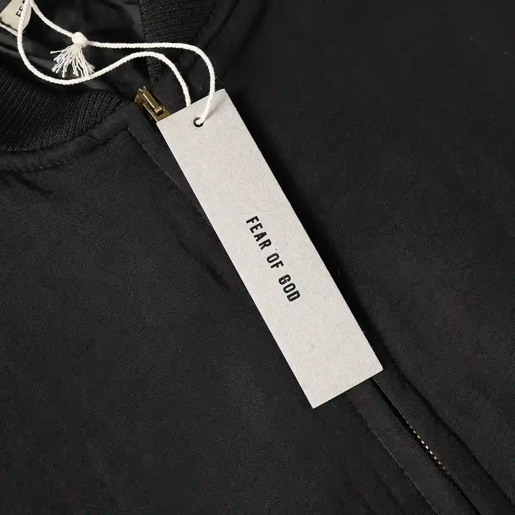 Fear of God Black Eternal Shell Bomber Jacket