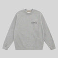 Essentials Light Heather Oatmeal Sweatshirt – Relaxed Streetwear Crewneck
