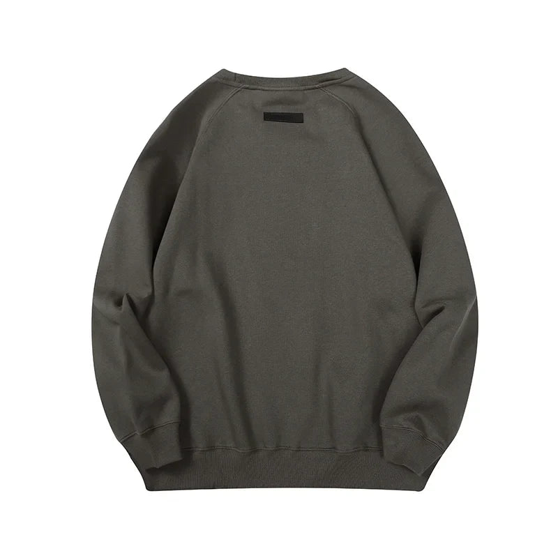 Grey Essentials Sweatshirt, Relaxed Crewneck