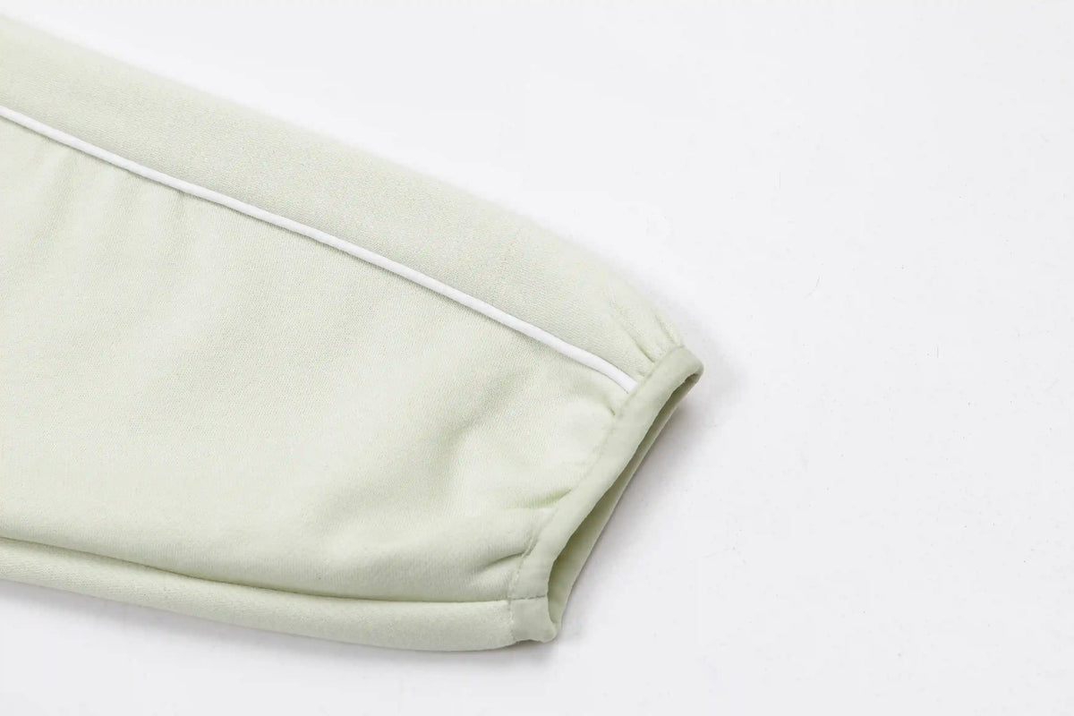 Fear of God ESSENTIALS Matcha Green Modern Fleece Track Jacket