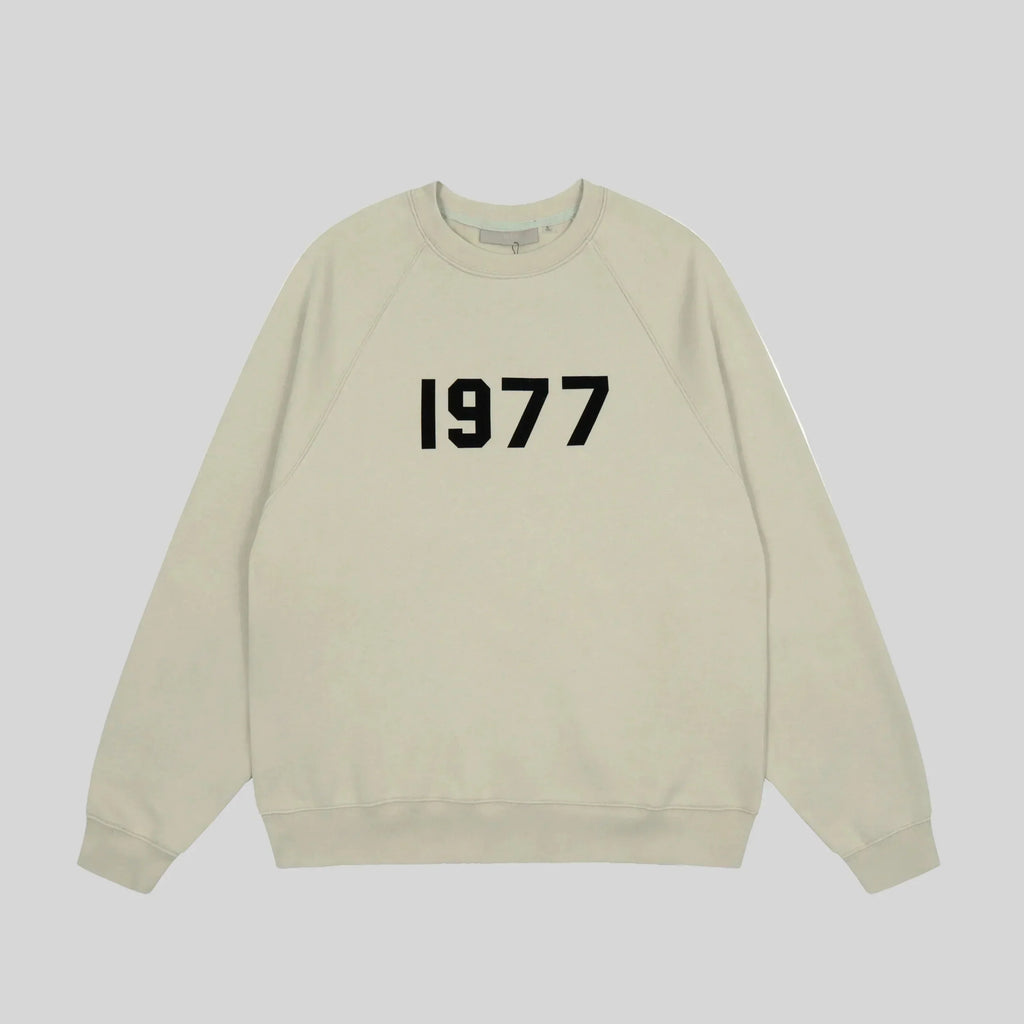 Essentials Pastel Grey Sweatshirt – Relaxed Streetwear Crewneck