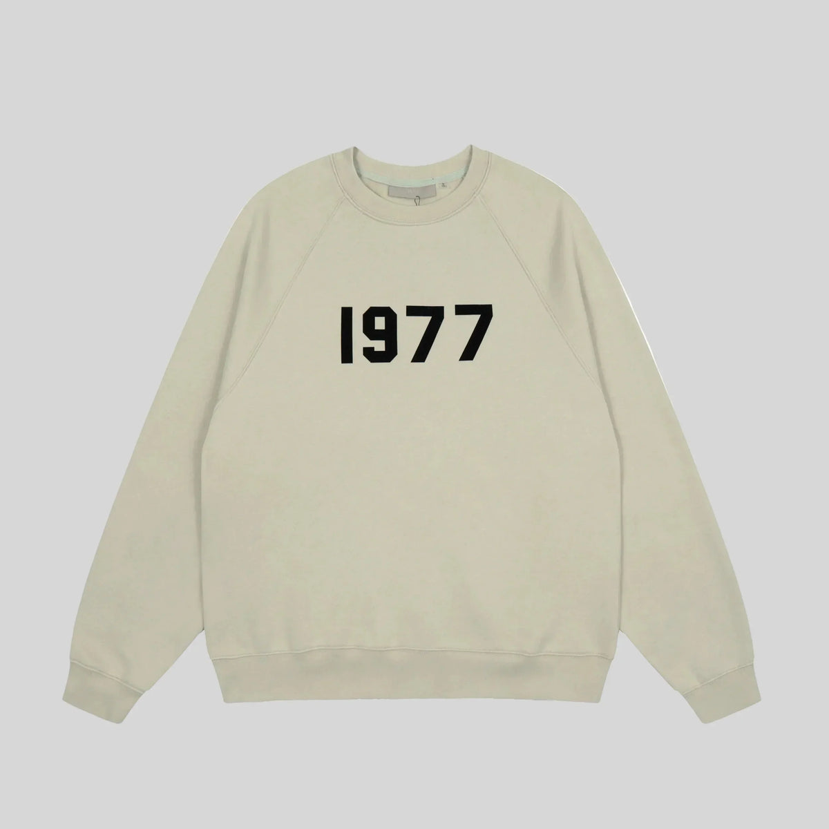 Essentials Pastel Grey Sweatshirt – Relaxed Streetwear Crewneck
