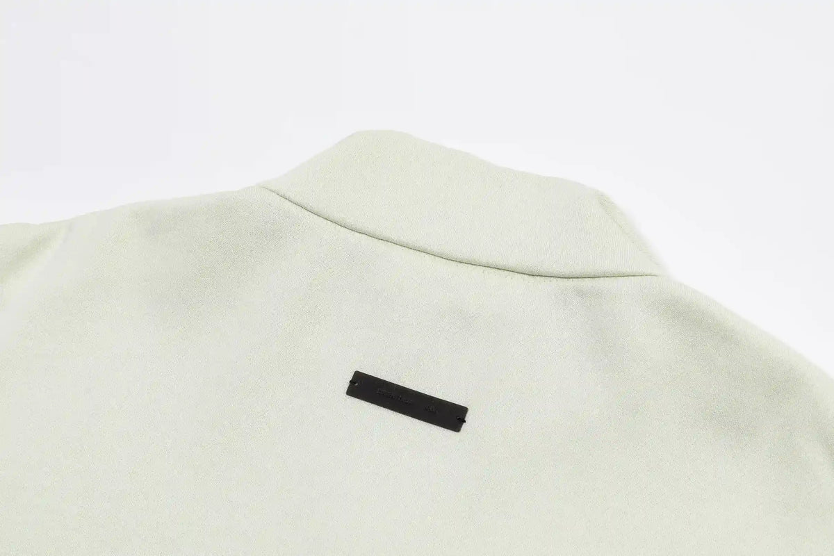 Fear of God ESSENTIALS Matcha Green Modern Fleece Track Jacket