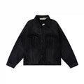 Essentials Denim Black Jacket