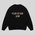 Fear of God Essentials Black Sweatshirt – Classic Fit Crewneck