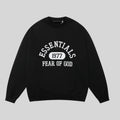Fear of God Essentials Black Sweatshirt – Classic Fit Crewneck