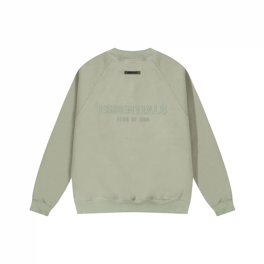 Essentials Ash Grey Sweatshirt – Relaxed Streetwear Crewneck
