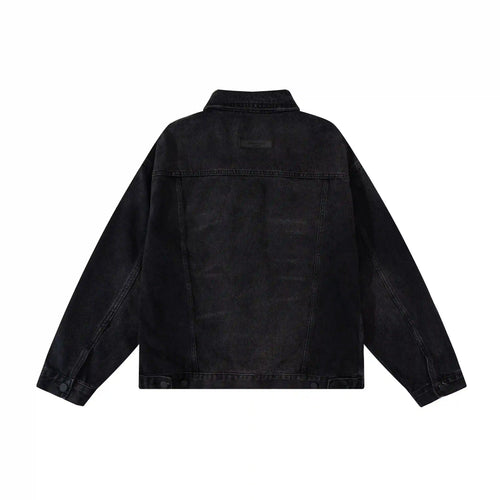 Essentials Denim Black Jacket