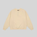 Essentials Light Cream Sweatshirt – Relaxed Streetwear Crewneck
