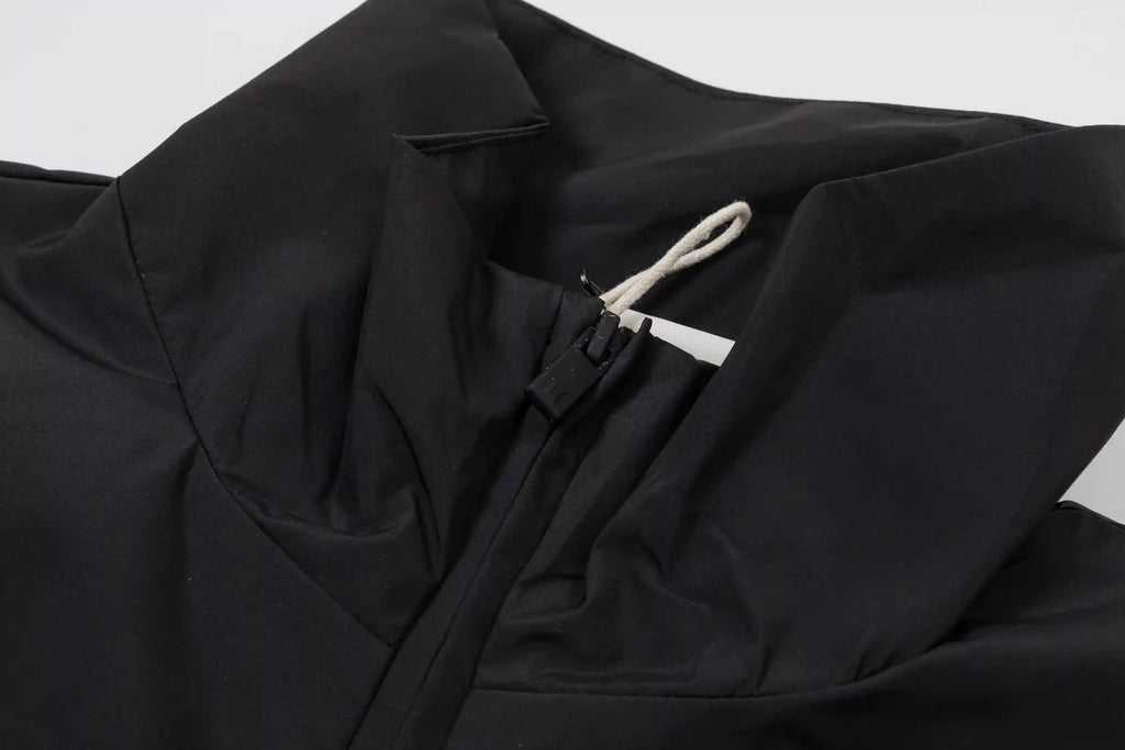 Fear of God Black Sporty Nylon Half Zip