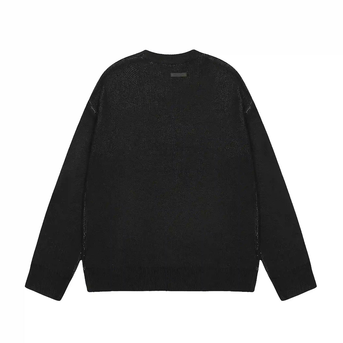 Essentials Black Sweatshirt – Relaxed Streetwear Crewneck