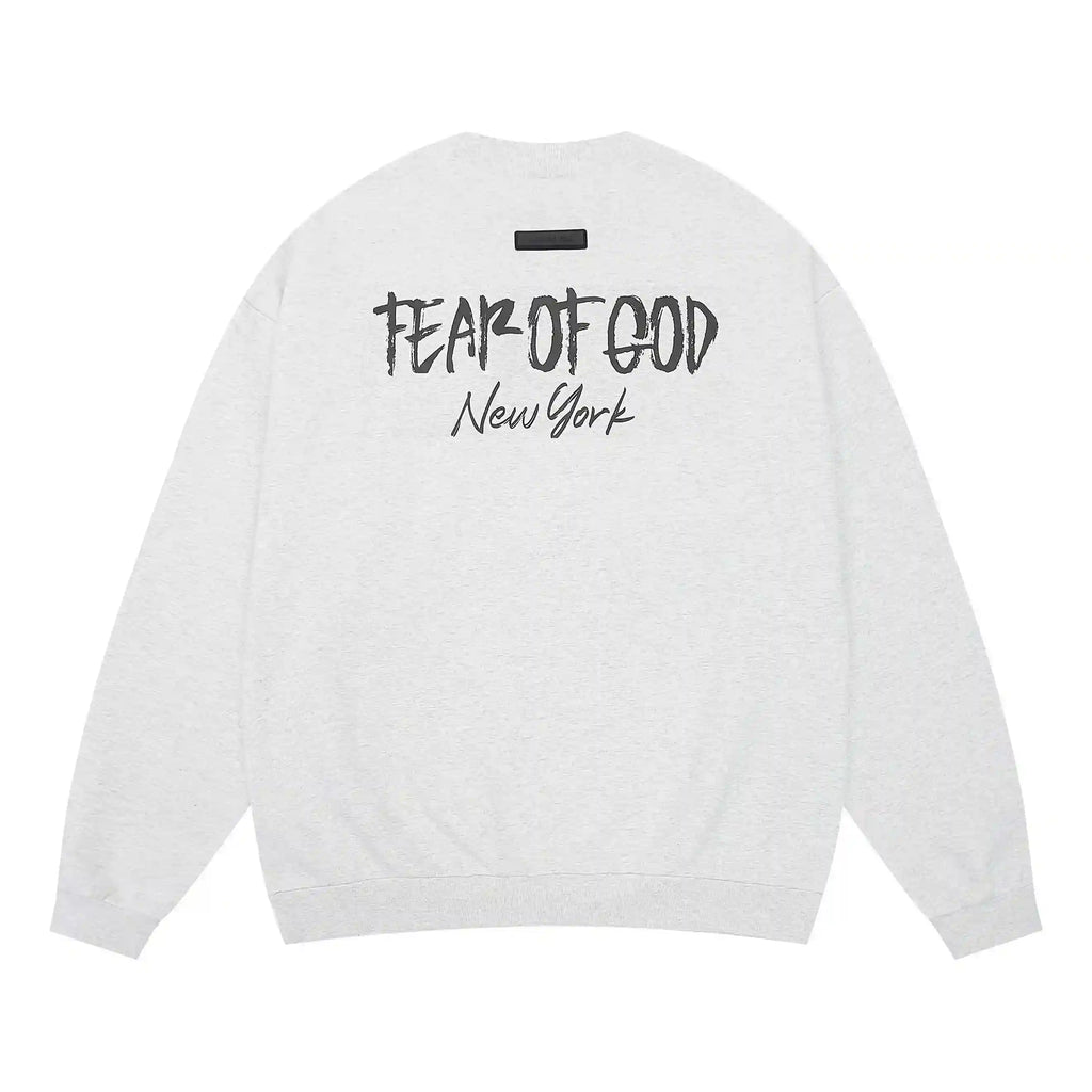 Fear of God Essentials Eggshell Sweatshirt – Classic Fit Crewneck