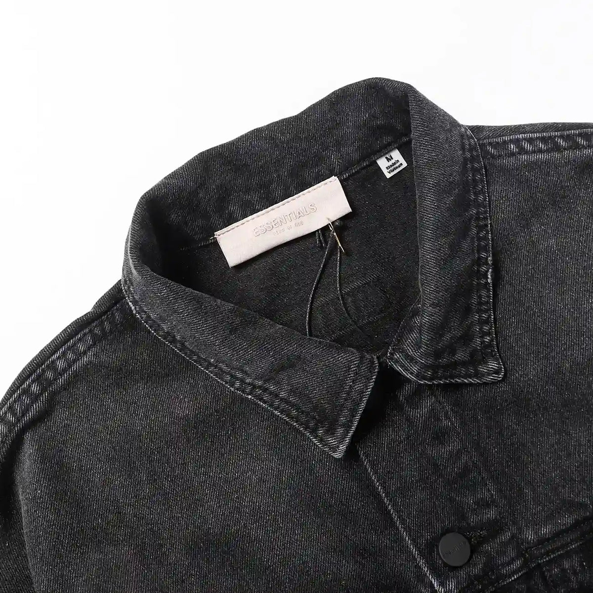 FEAR OF GOD ESSENTIALS - Black Denim Jacket