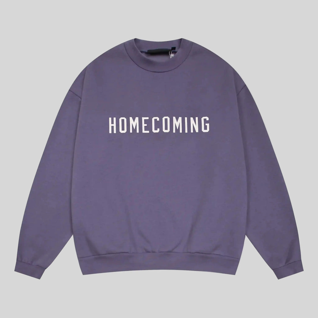 Essentials Pastel Purple Sweatshirt – Relaxed Streetwear Crewneck