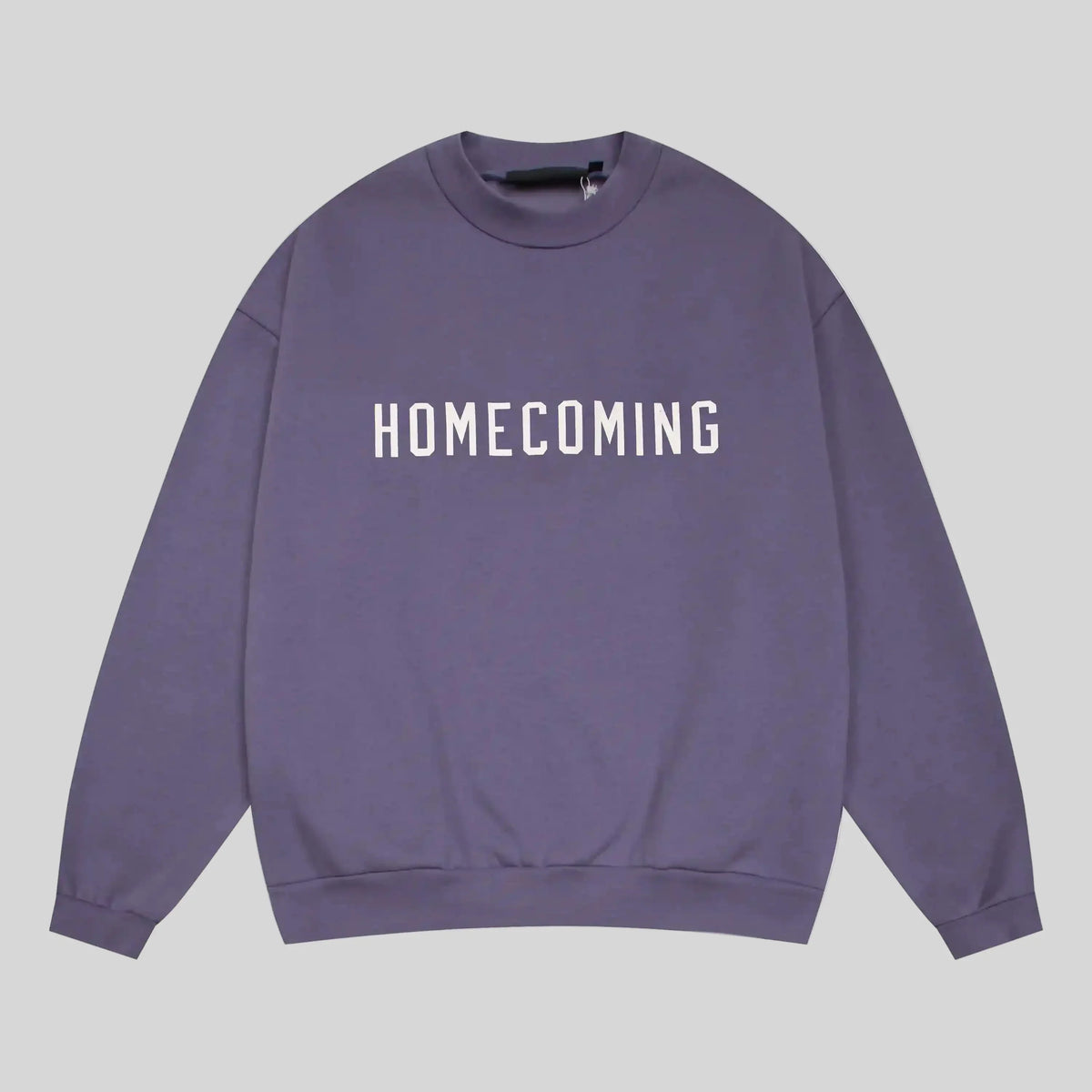 Essentials Pastel Purple Sweatshirt – Relaxed Streetwear Crewneck