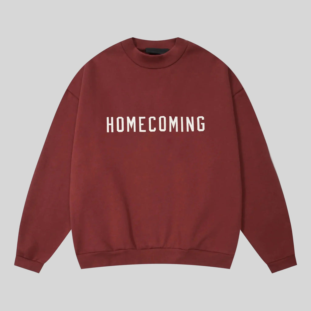Fear of God Essentials Dark Chestnut Sweatshirt – Classic Fit Crewneck