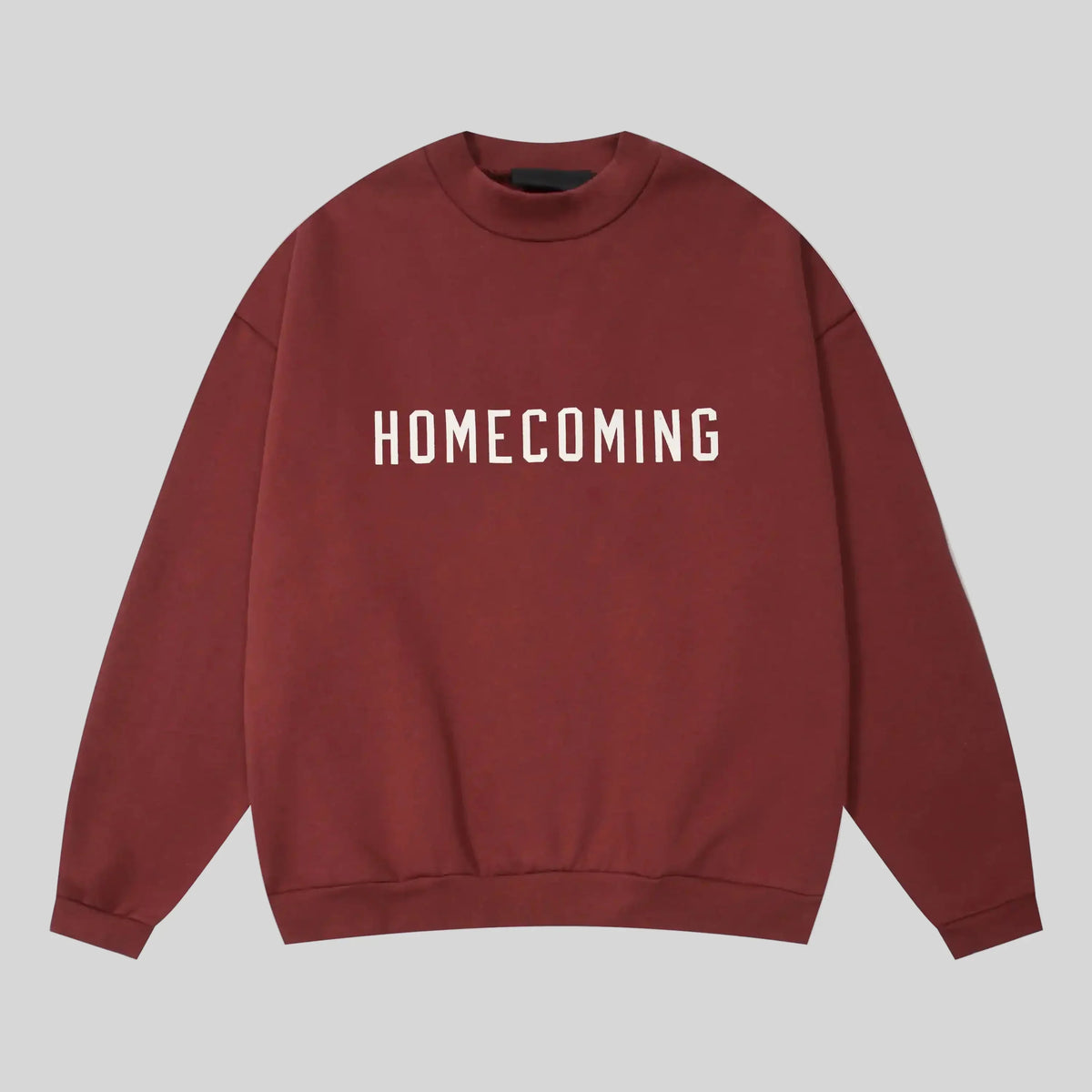 Fear of God Essentials Dark Chestnut Sweatshirt – Classic Fit Crewneck
