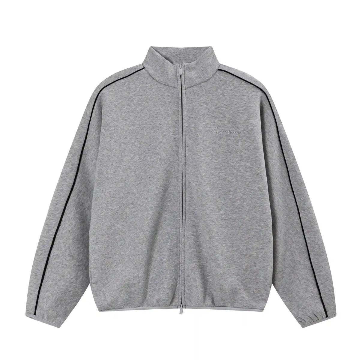 Fear of God ESSENTIALS Cloudy Gray Modern Fleece Track Jacket
