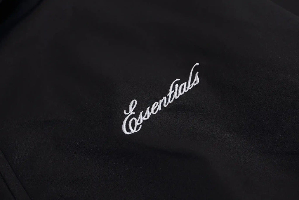 Fear of God Black Sporty Nylon Half Zip