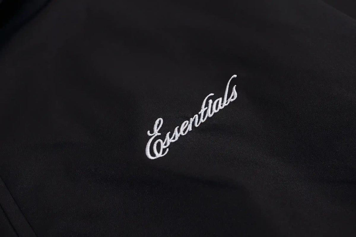 Fear of God Black Sporty Nylon Half Zip