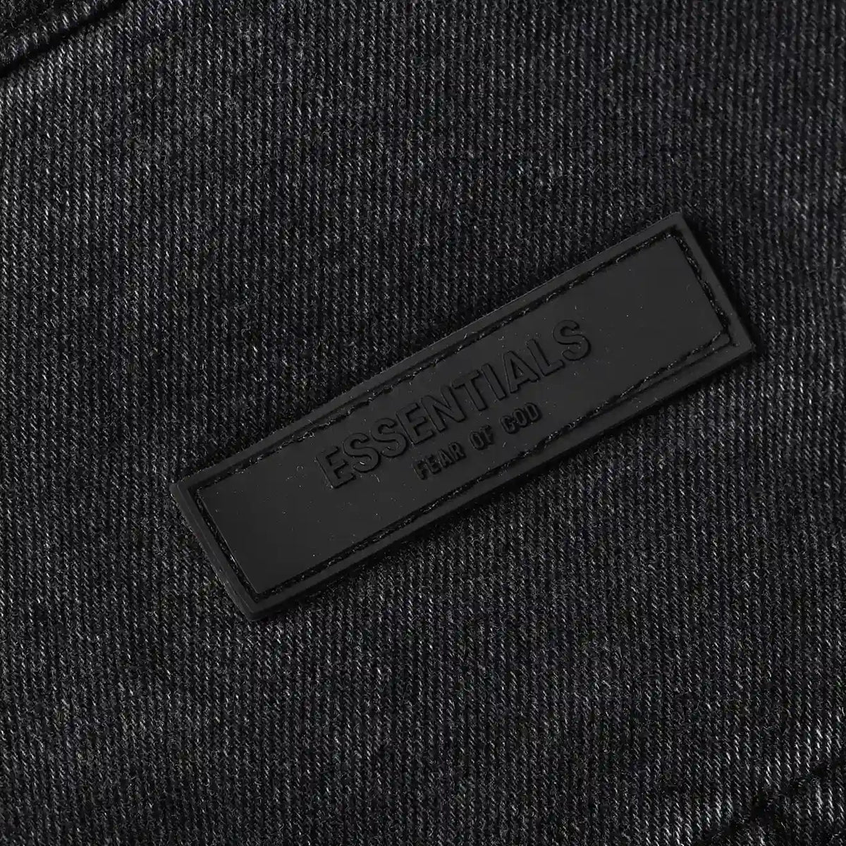 FEAR OF GOD ESSENTIALS - Black Denim Jacket