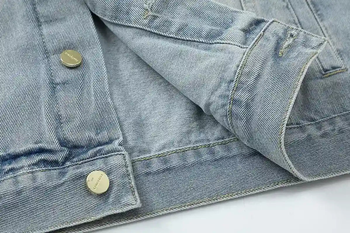 FEAR OF GOD ESSENTIALS - Blue Denim Jacket