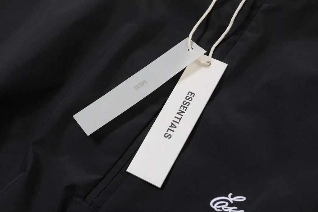 Fear of God Black Sporty Nylon Half Zip