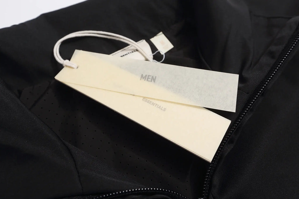 Fear of God Black Sporty Nylon Half Zip