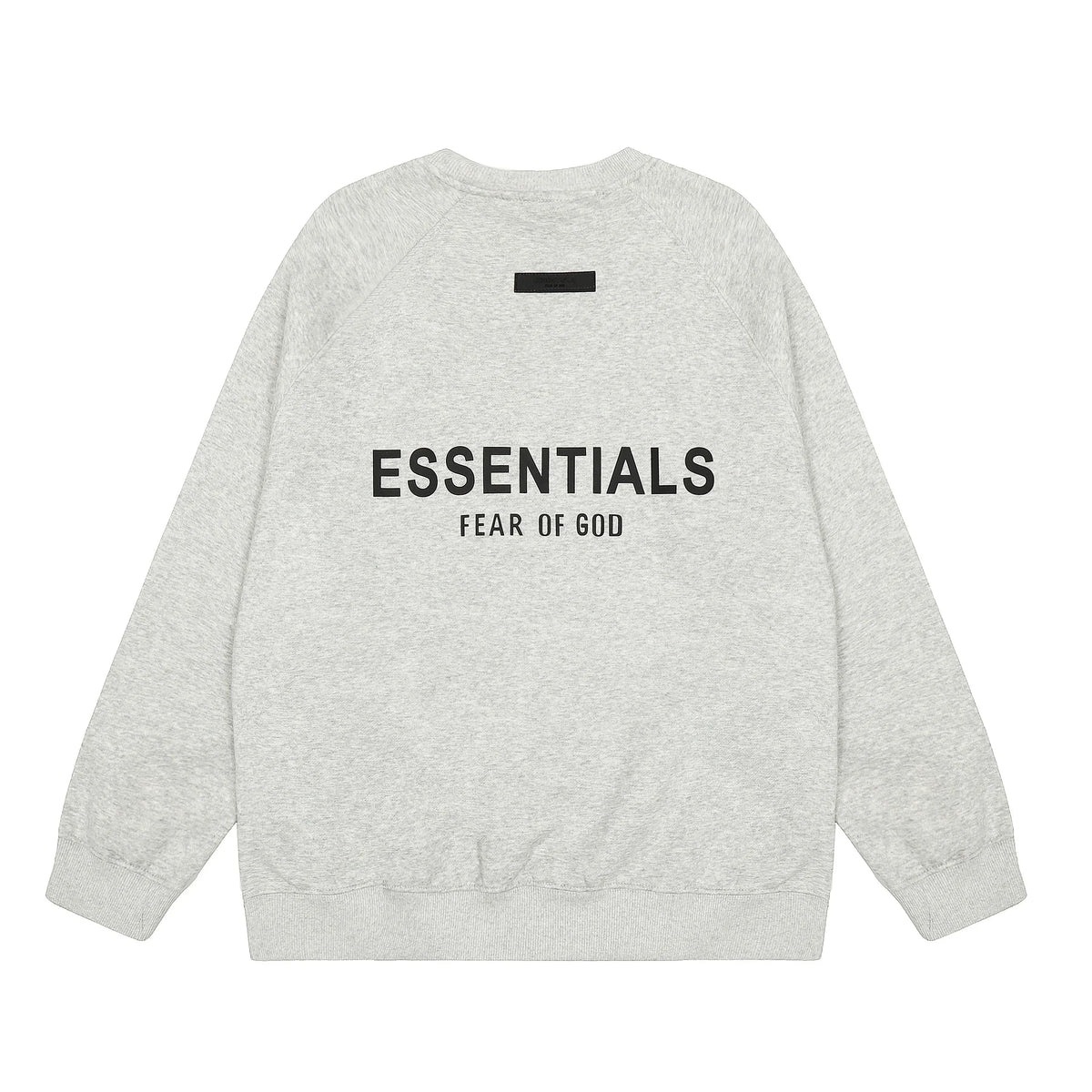 Light Oatmeal Essentials Sweatshirt, Relaxed Neutral Fit
