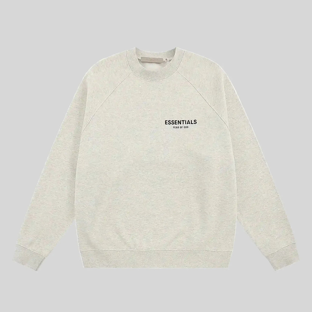 Fear of God Essentials Cloud Dance Sweatshirt – Classic Fit Crewneck