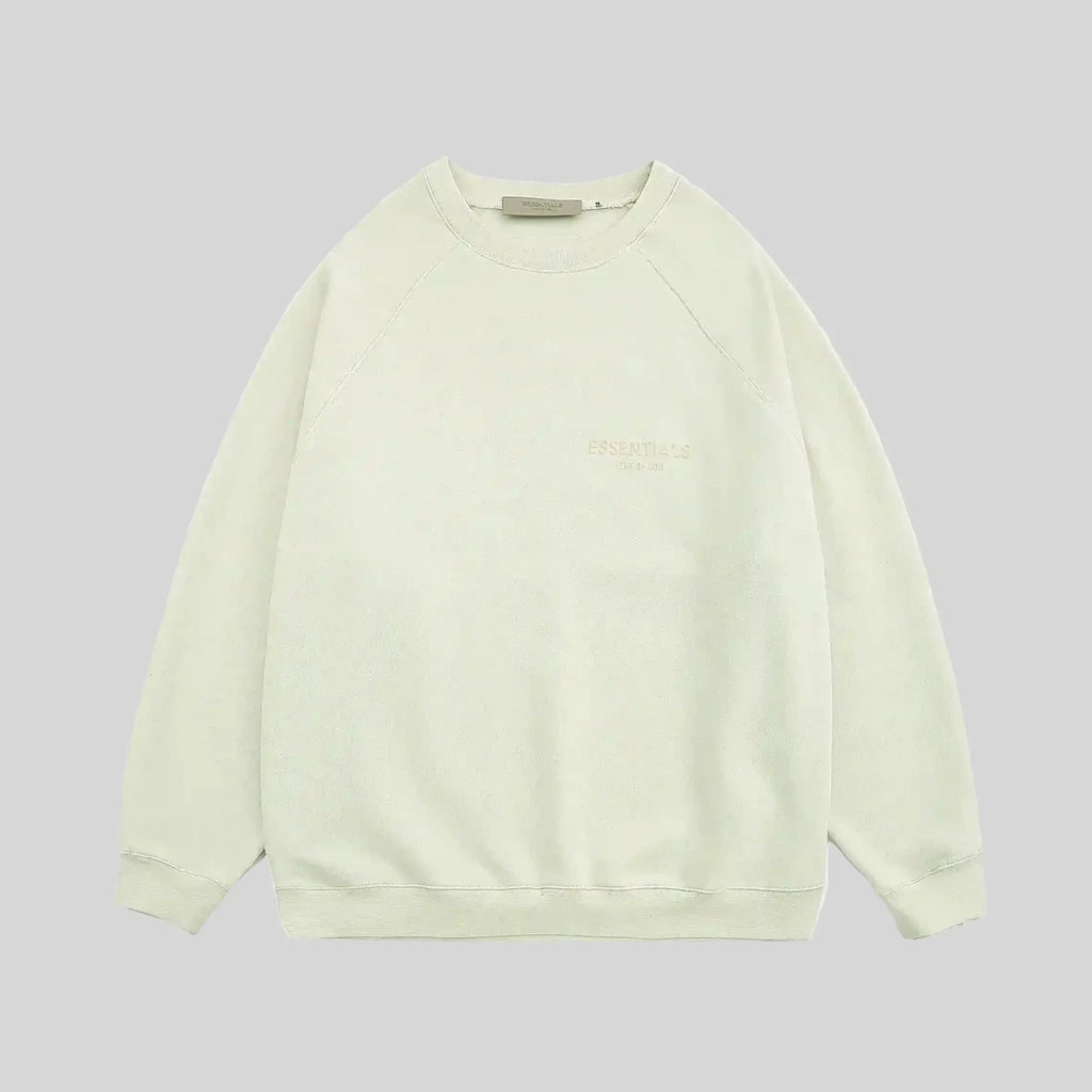 Fear of God Essentials Ash Grey Sweatshirt – Classic Fit Crewneck