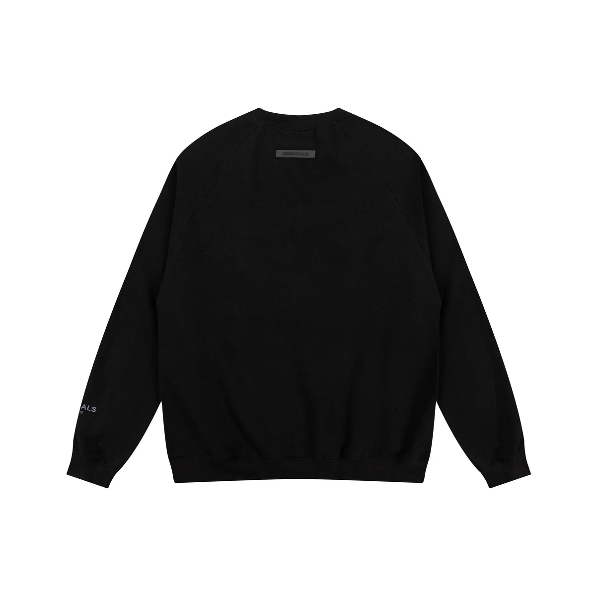 Essentials Black Sweatshirt – Relaxed Streetwear Crewneck