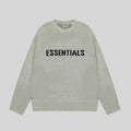 Essentials Ash Grey Sweatshirt – Relaxed Streetwear Crewneck