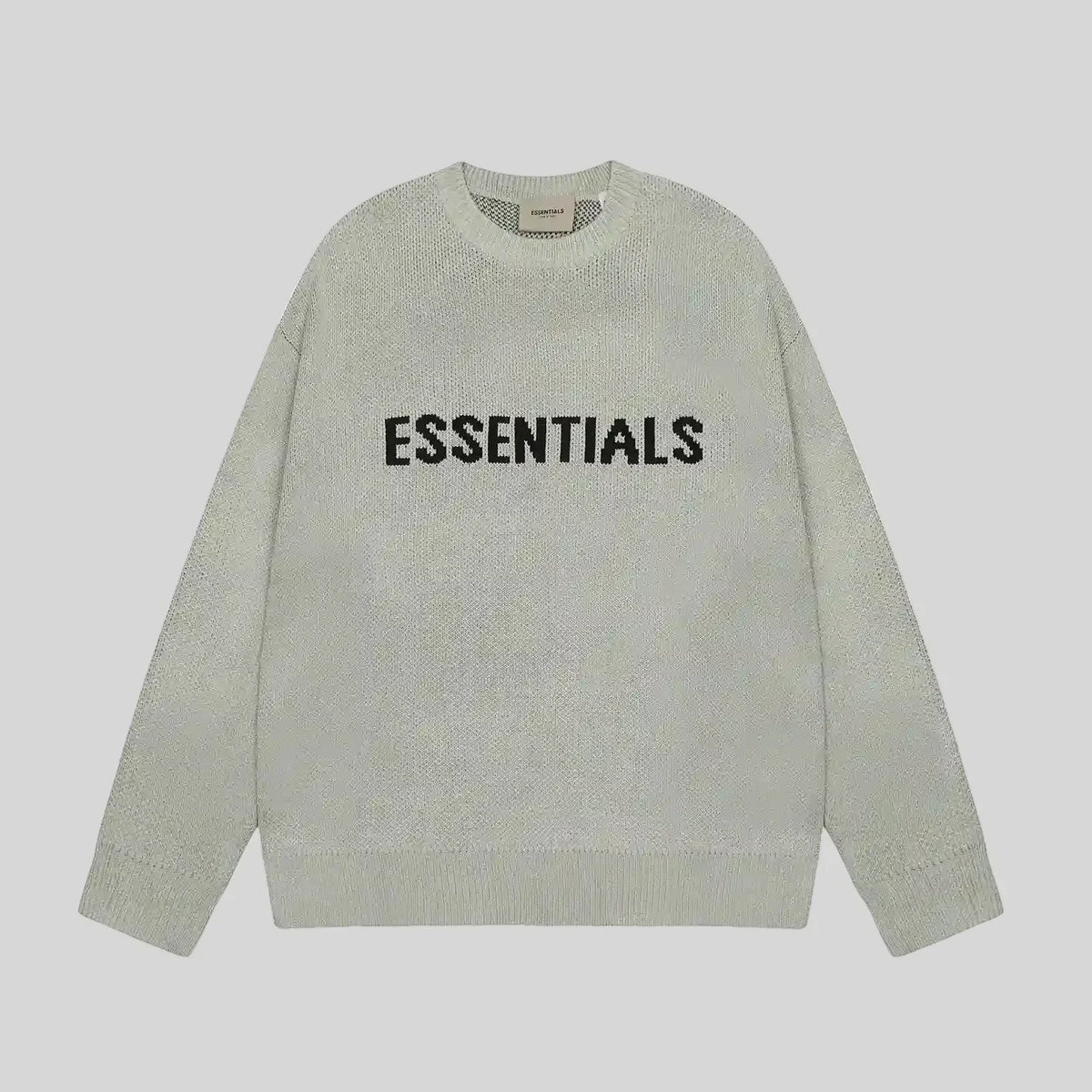 Essentials Ash Grey Sweatshirt – Relaxed Streetwear Crewneck