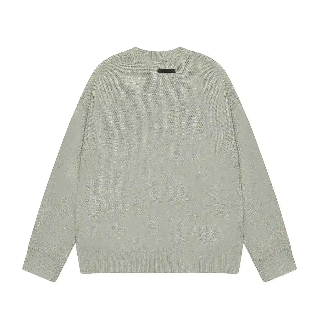 Essentials Ash Grey Sweatshirt – Relaxed Streetwear Crewneck