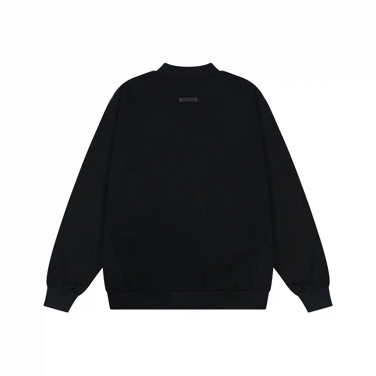 Essentials Black Sweatshirt – Relaxed Streetwear Crewneck