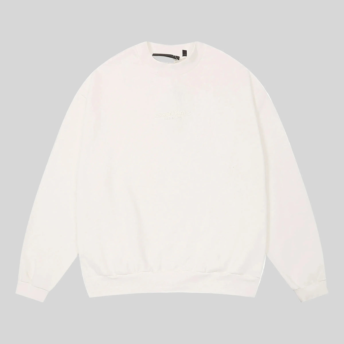 Fear of God Essentials Cloud Dance Sweatshirt – Classic Fit Crewneck