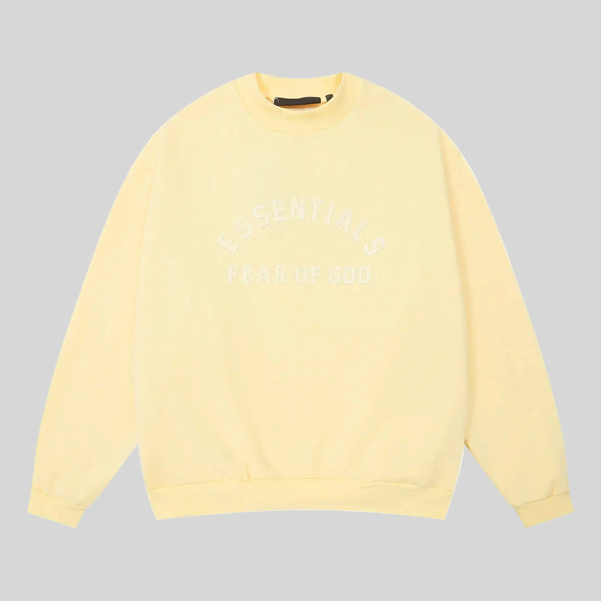 Essentials Garden Yellow Sweatshirt – Relaxed Streetwear Crewneck