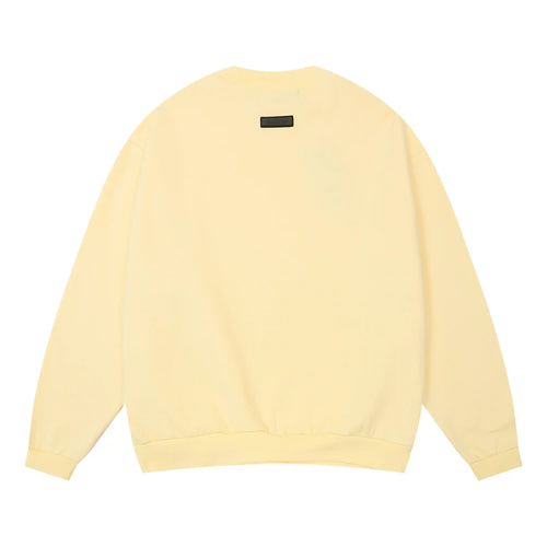 Essentials Garden Yellow Sweatshirt – Relaxed Streetwear Crewneck