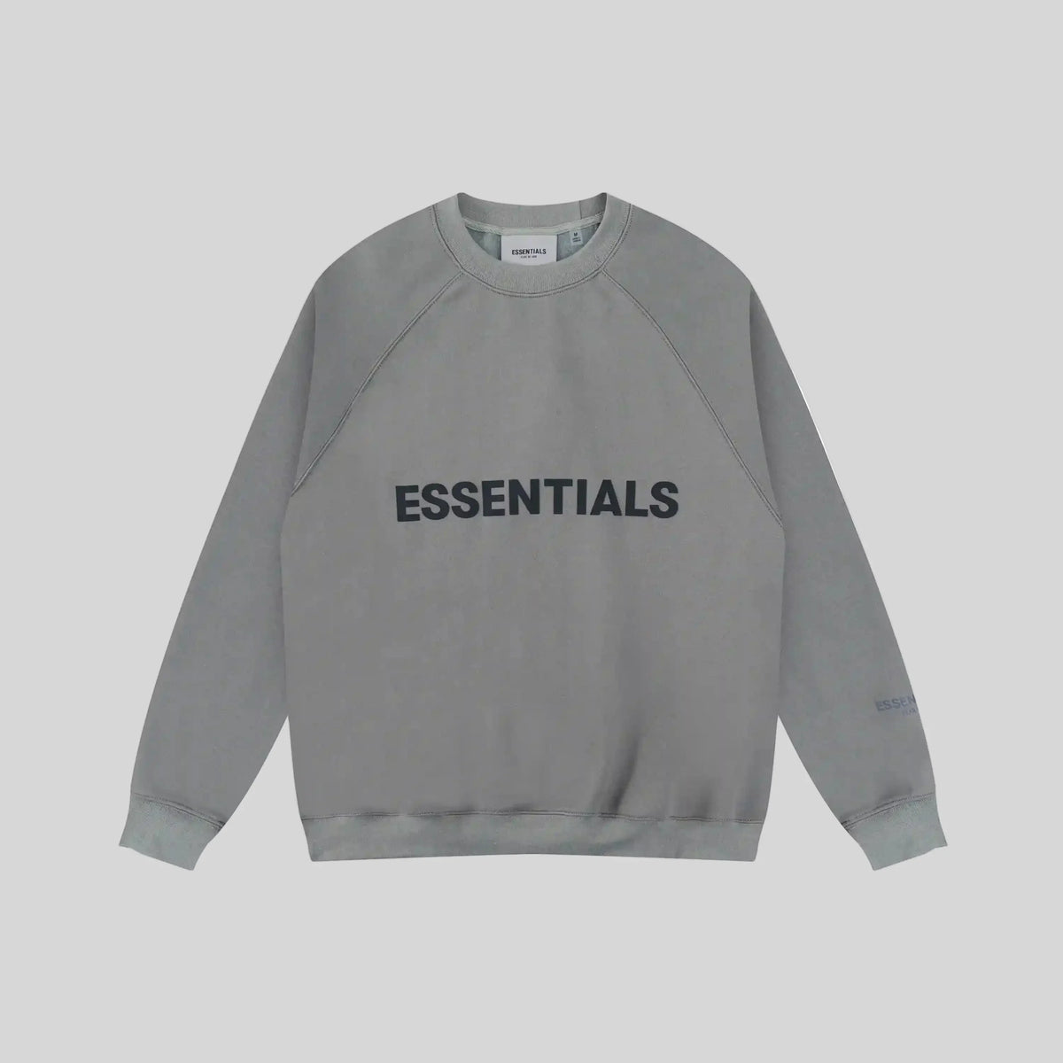 Fear of God Essentials Grey Sweatshirt – Classic Fit Crewneck