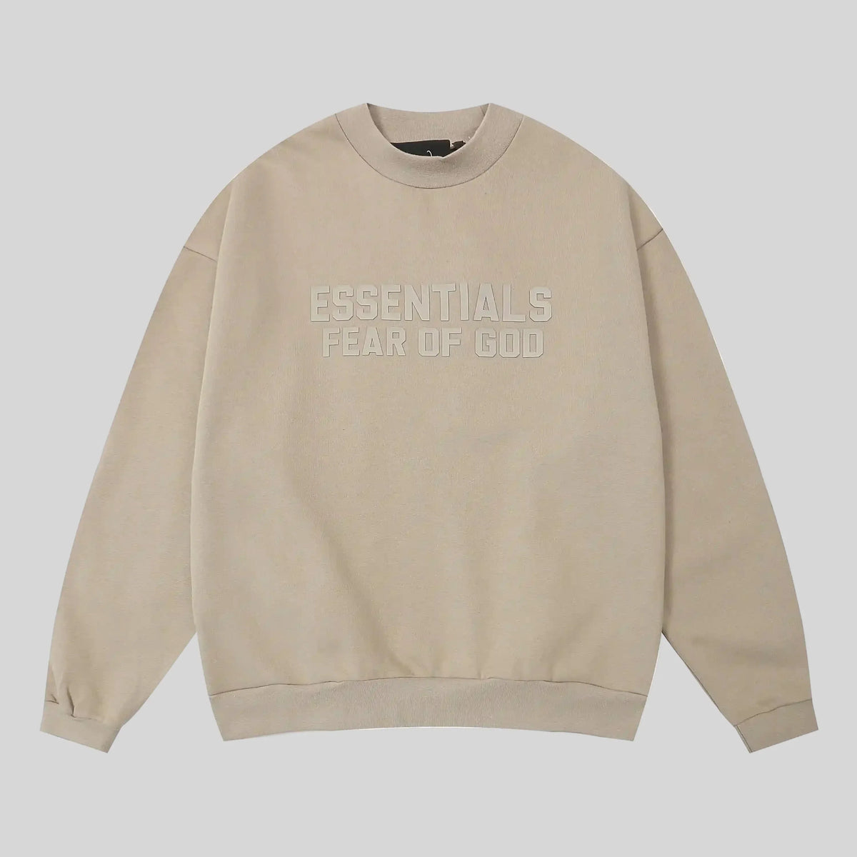 Essentials Heathered Grey Sweatshirt – Relaxed Streetwear Crewneck