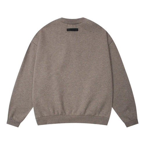 Essentials Heathered Grey Sweatshirt – Relaxed Streetwear Crewneck