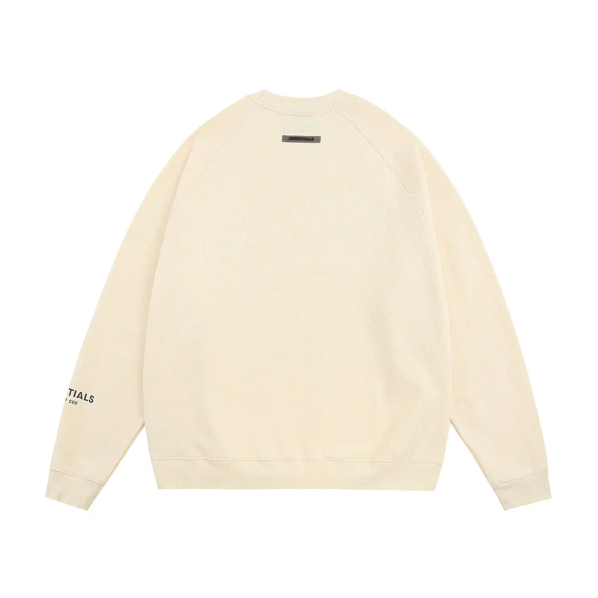 Essentials Light Cream Sweatshirt – Relaxed Streetwear Crewneck