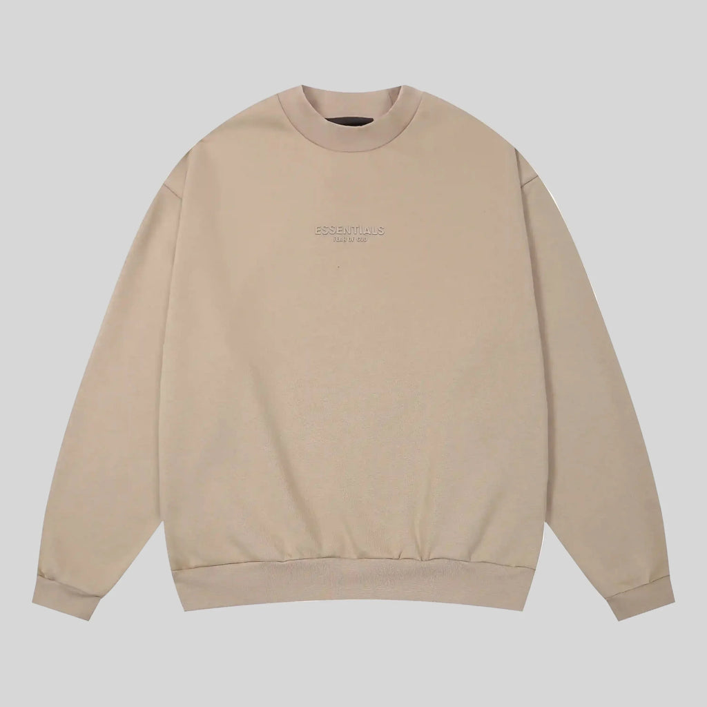 Essentials Clothing Oatmeal Sweatshirt