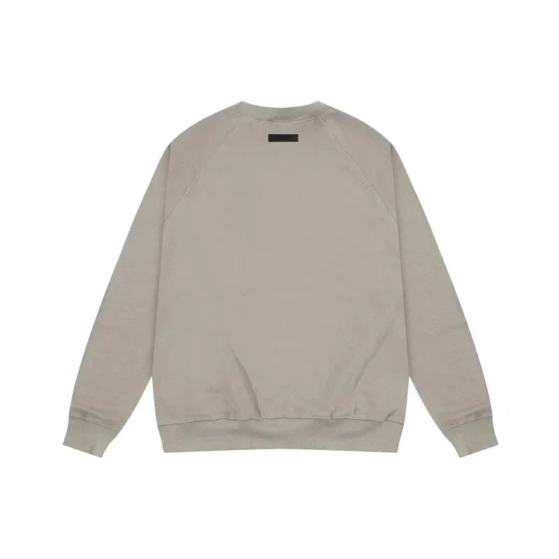 Fear of God Essentials Heathered Grey Sweatshirt – Classic Fit Crewneck