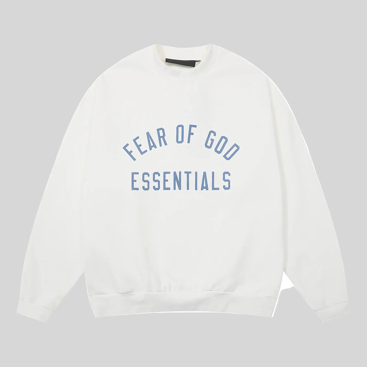Fear of God Essentials Cloud Dance Sweatshirt – Classic Fit Crewneck
