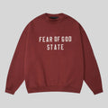 Essentials Dark Chestnut Sweatshirt – Relaxed Streetwear Crewneck