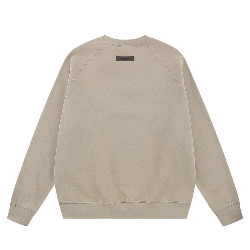 Fear of God Essentials Heathered Grey Sweatshirt – Classic Fit Crewneck