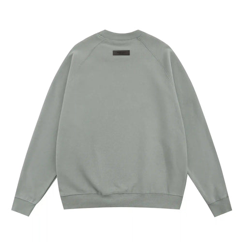 Essentials Heathered Grey Sweatshirt – Relaxed Streetwear Crewneck