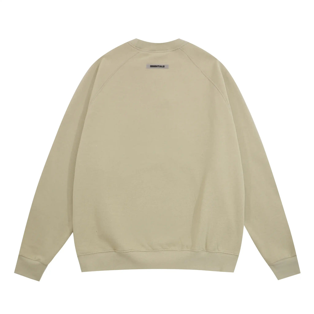 Essentials Heathered Grey Sweatshirt – Relaxed Streetwear Crewneck